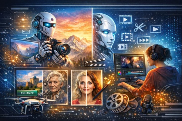 Нейросети (ИИ) в работе с фото и видео: создание, редактирование и улучшение
